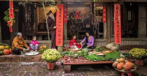 Bánh chưng ngày Tết